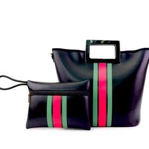 Tote bag clutch purse & crossbody . Uniquely designed